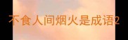 不食人间烟火是成语