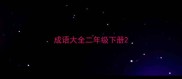 成语大全二年级下册