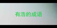 有浩的成语