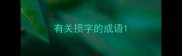 有关损字的成语