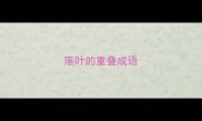 落叶的重叠成语