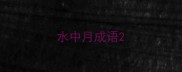 水中月成语