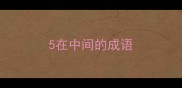 5在中间的成语