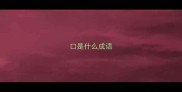 口是什么成语