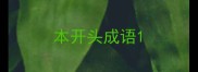 本开头成语