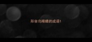 形容鸟眼睛的成语