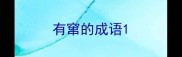 有窜的成语
