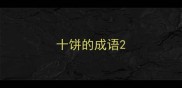 十饼的成语