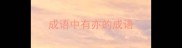 成语中有亦的成语