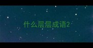 什么层层成语