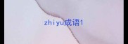 zhiyu成语
