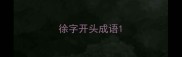 徐字开头成语
