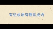 有组成语有哪些成语