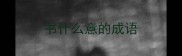 书什么意的成语