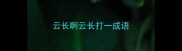 云长啊云长打一成语