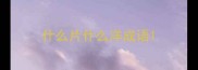 什么片什么洋成语