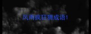 风雨疯狂猜成语