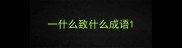 一什么致什么成语