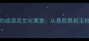 10个形容鼻子好看的成语及文化寓意从悬胆鼻到玉柱鼻的古典美学密码