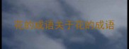 花的成语关于花的成语
