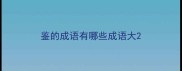 鉴的成语有哪些成语大