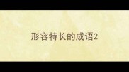 形容特长的成语