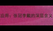 带张字的成语及职场应用张冠李戴的深层含义与沟通技巧提升指南