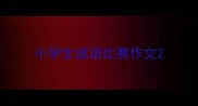 小学生成语比赛作文