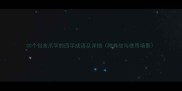 30个包含爪字的四字成语及详细附典故与使用场景