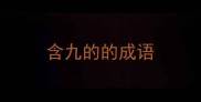 含九的的成语