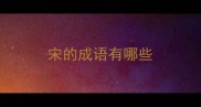 宋的成语有哪些