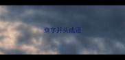 骛字开头成语