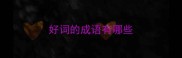 好词的成语有哪些
