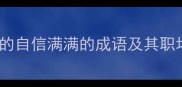 10个最常用的自信满满的成语及其职场应用场景