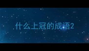 什么上冠的成语