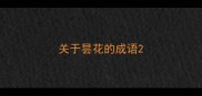 关于昙花的成语