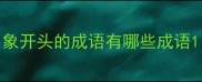 象开头的成语有哪些成语