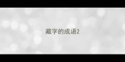 藏字的成语