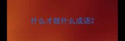 什么才就什么成语