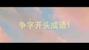 争字开头成语