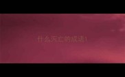 什么灭亡的成语