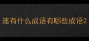 逐有什么成语有哪些成语