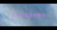 红字的成语有哪些