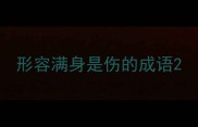 形容满身是伤的成语