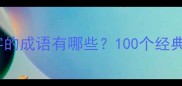 含有吗字的成语有哪些100个经典成语及用法