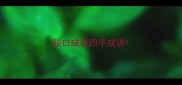 脱口成语四字成语