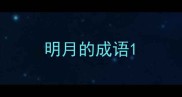 明月的成语