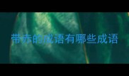 带赤的成语有哪些成语