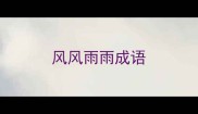 风风雨雨成语
