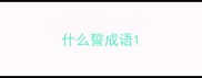 什么誓成语
